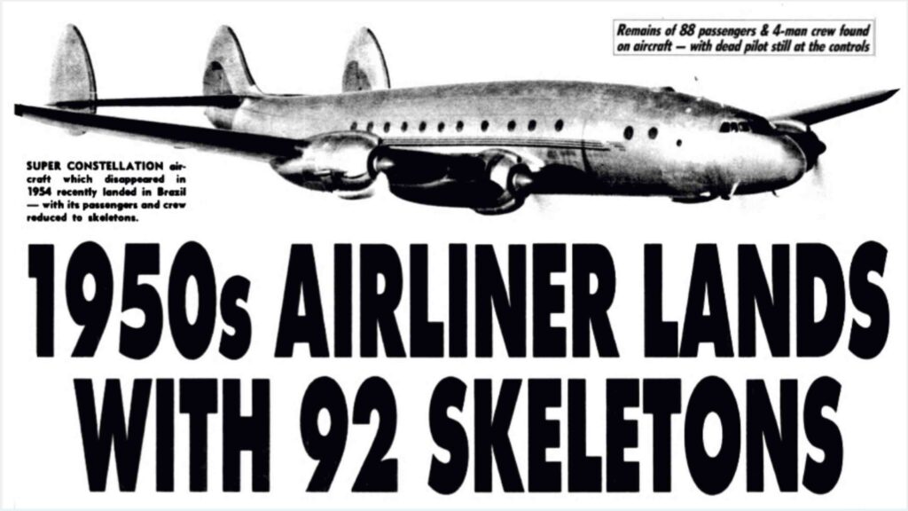Santiago vlucht 513: Het vliegtuig, 35 jaar verloren, landde met 92 skeletten aan boord! 5