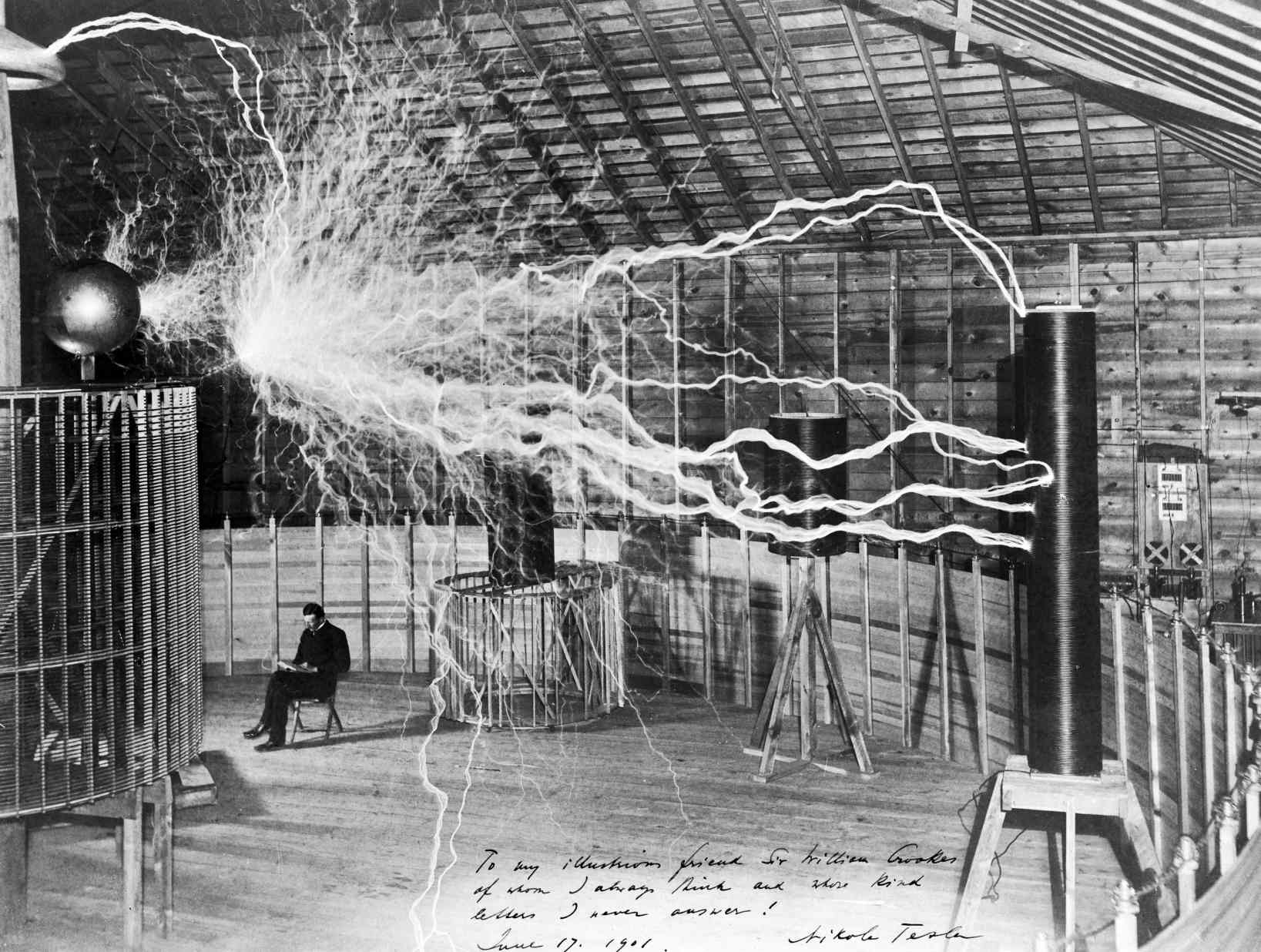 Nikola Tesla Kolorado Springs laboratoriyasında