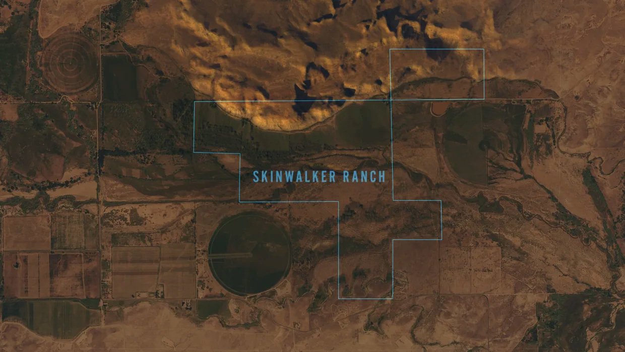 Mapa de Skinwalker Ranch