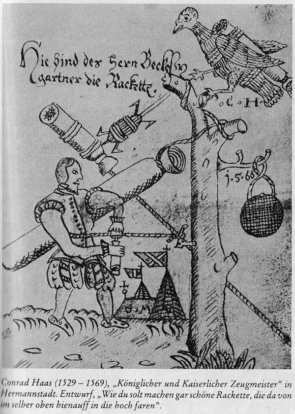 Manuscrisul Sibiu: O carte din secolul al XVI-lea a descris cu precizie rachetele în mai multe etape! 16