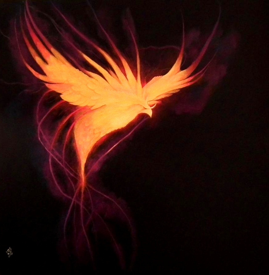 Phoenix vogel van onsterfelijkheid onsterfelijke Phoenix