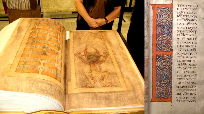 악마의 성경 뒤에 숨겨진 진실, 인간의 피부로 묶인 하버드 책, 블랙 바이블 2