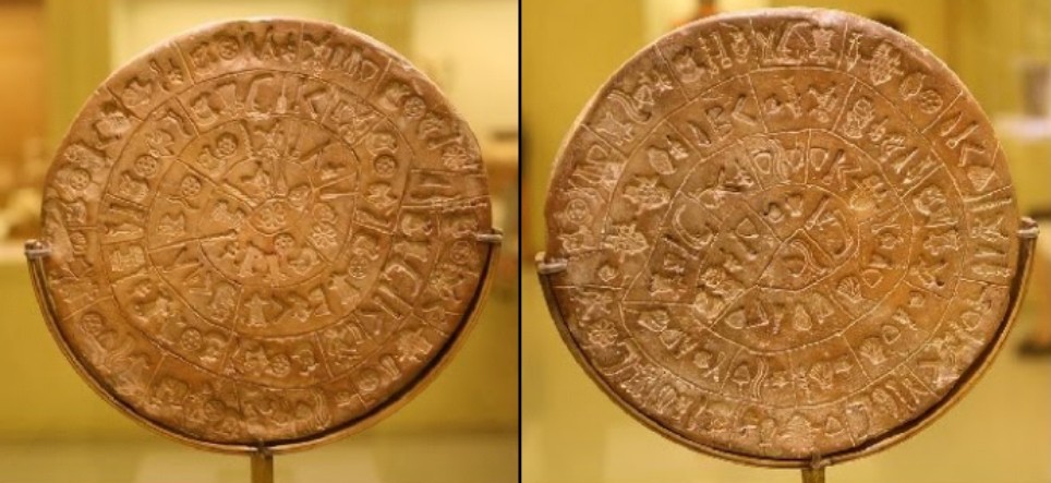 The Phaistos Disc: Sephiri se ka morao ho khopolo-taba ea Minoan 3