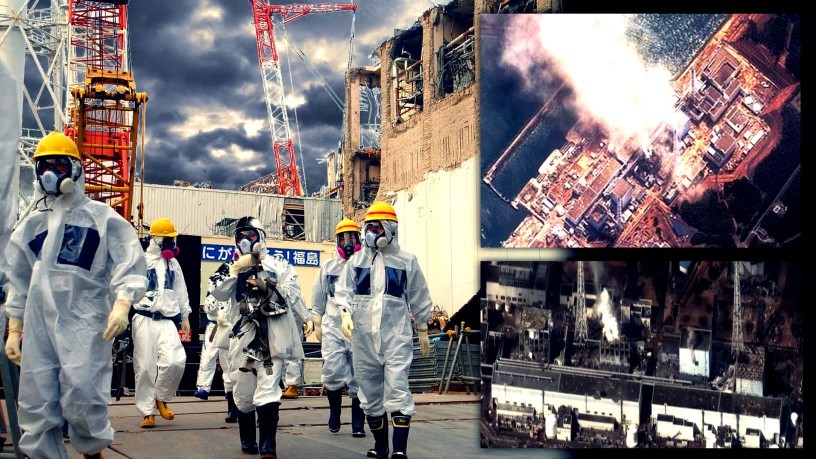 Schrecken vun der Fukushima Daiichi Atomkatastrof 1