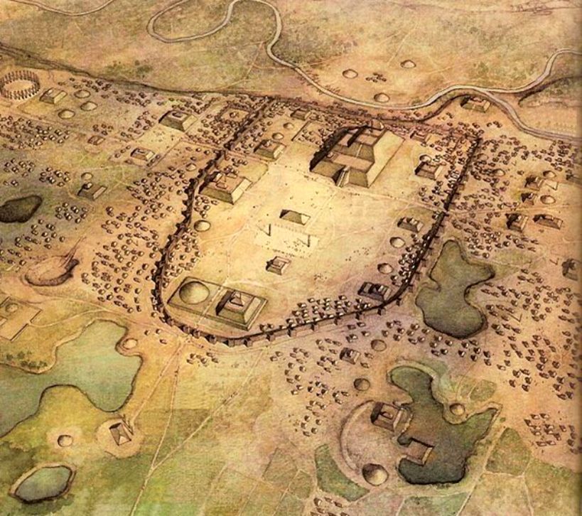 Den gamle by Cahokia
