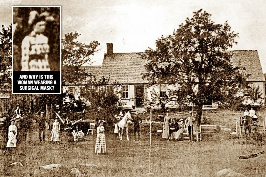 دار مزرعة أرنولد ستات سيركا 1885 هل من الممكن أن يشتبه في وجود الساحرة باتشيب شيرمان في هذه الصورة؟