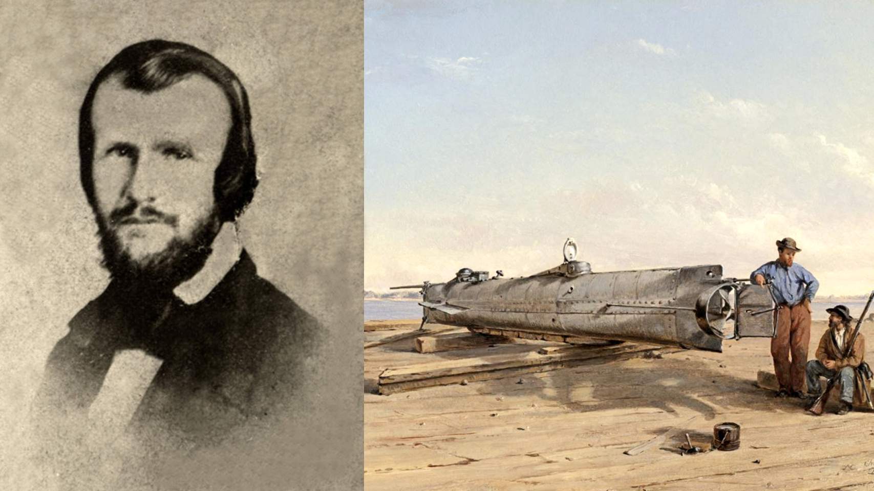 Horace Lawson Hunley Torpido botu, denizaltı