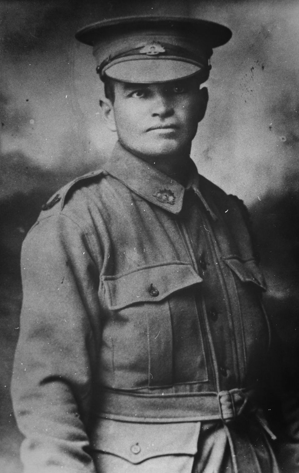 Adventurer Harold Lasseter in Australian Army uniform