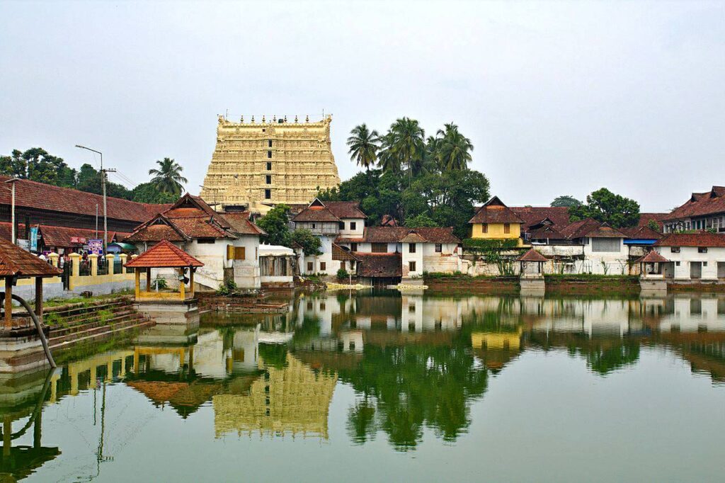 Padmanabhaswamy šventykla, Tiruvanantapuramas, Kerala, Indija © Wikimedia Commons