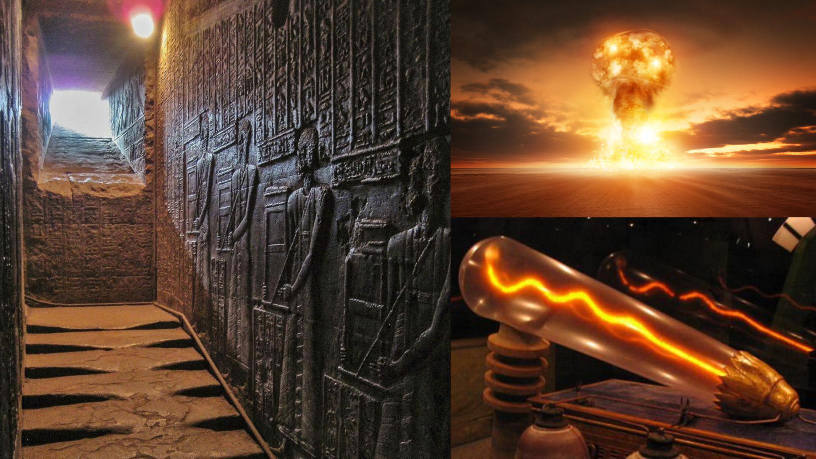 Tangga cair di Kuil Hathor: Apa yang akan berlaku pada masa lalu? 1