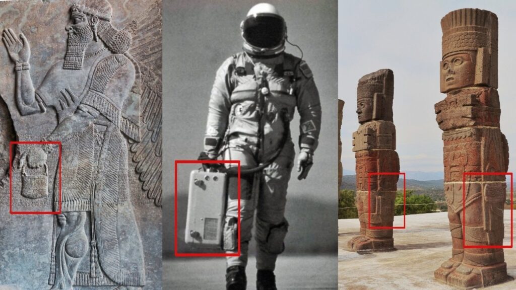 Bí ẩn 'túi xách của các vị thần' được tìm thấy trong các tác phẩm điêu khắc cổ đại trên toàn thế giới: Mục đích của nó là gì? 5