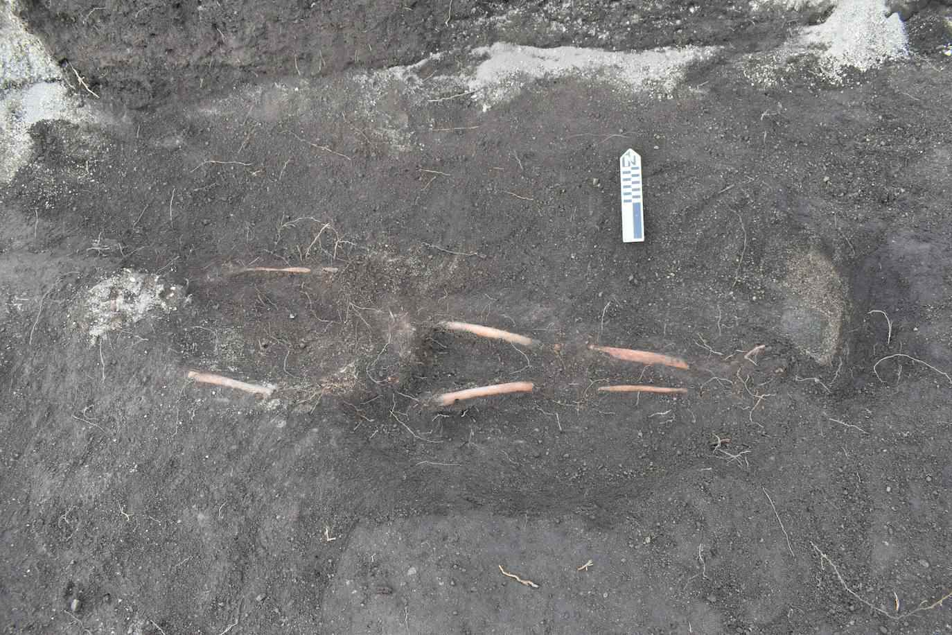 The remains, dating back five centuries, were found in Mulaló, one of the ten rural parishes of the Latacunga canton, at an altitude of 2,900 meters (EFE / Byron Ortiz / Mulaló Archaeological Project - Salatilín).
