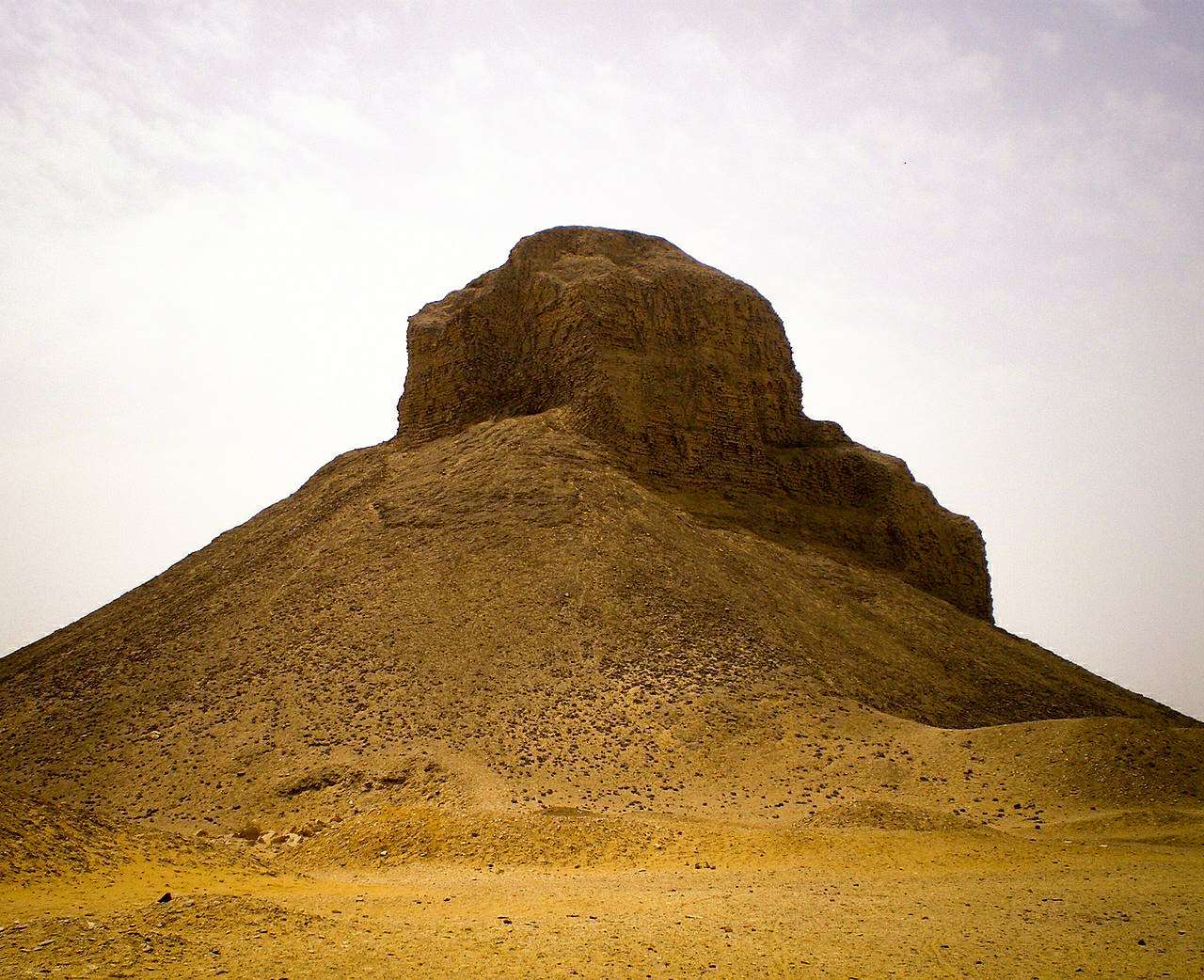 The Black Pyramid at Dahsur.