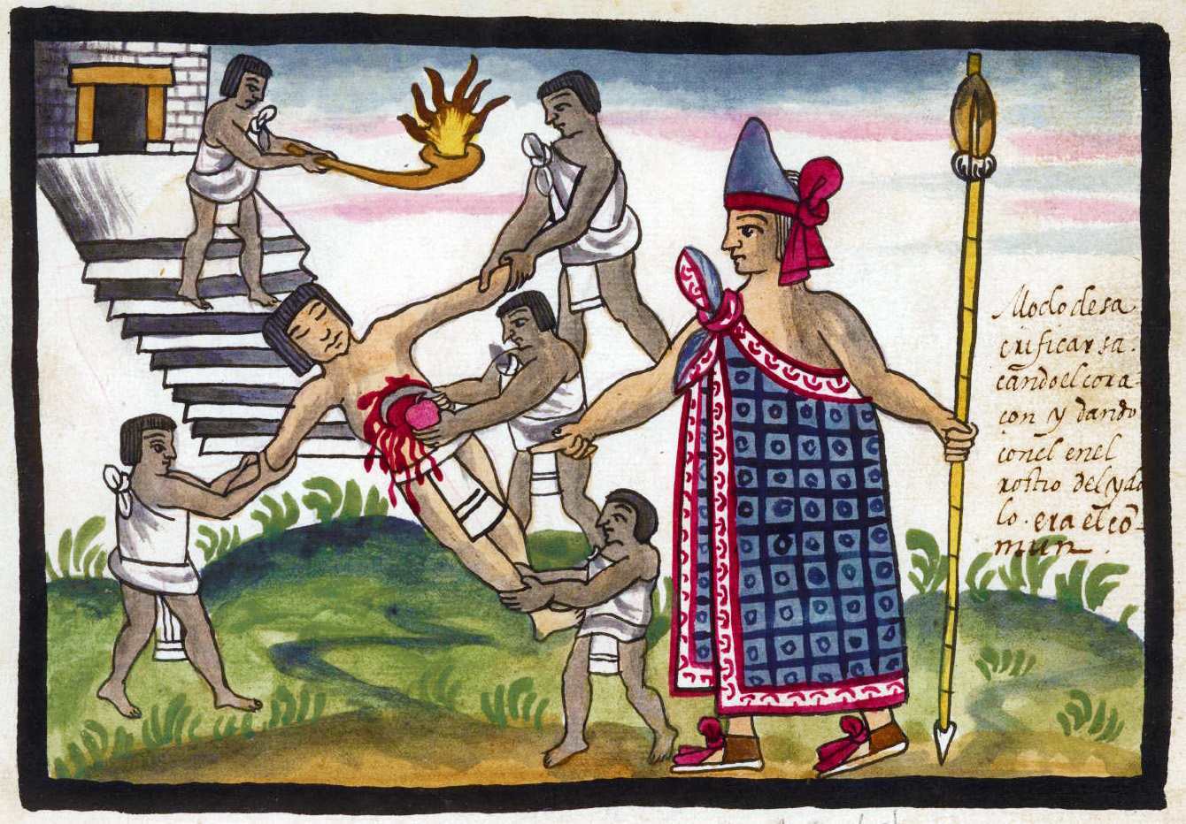 Sacrifice aztec