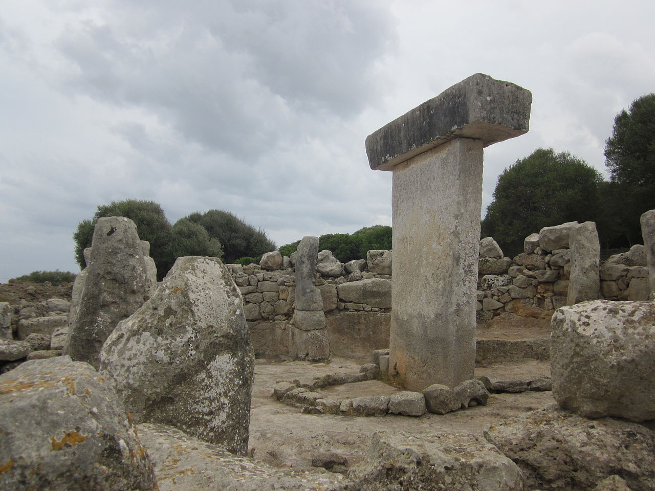 Talayotic monument av Menorca.