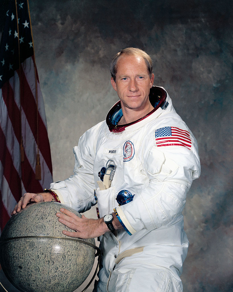 „Apollo 15“ komandų modulio pilotas Al Wordenas