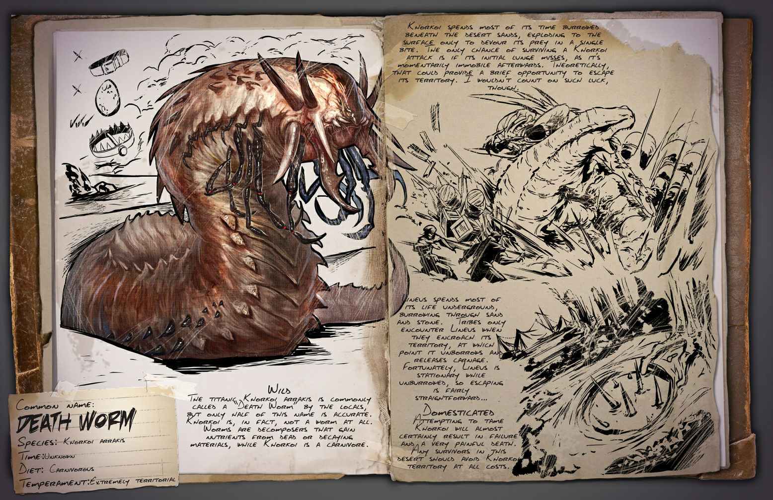 The Death Worm from ARK