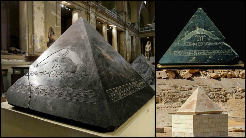 The Benben Stone: When the creator gods descended from heaven on a pyramid shaped ship 7