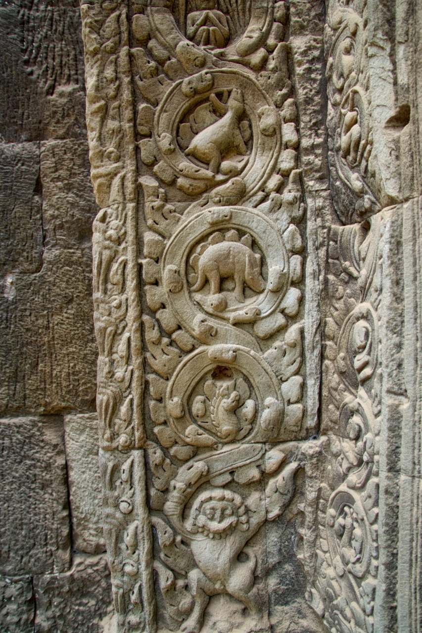 A Ta Prohm templom „házi” dinoszauruszt ábrázol? 6