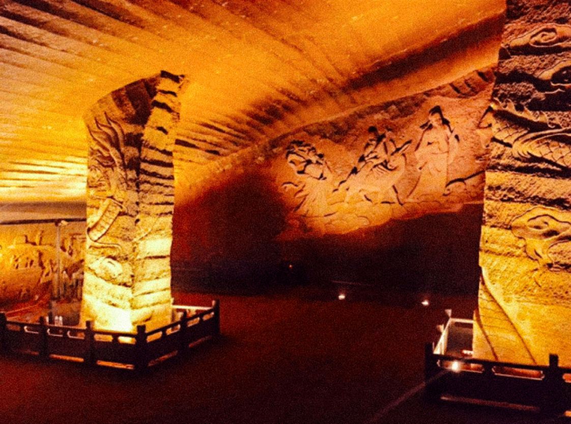 Het mysterie van 'high-tech' gereedschapssporen in de oude Longyou-grotten in China