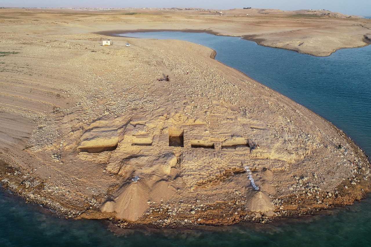 3,400 éves palota egy titokzatos civilizációból, amelyet a szárazság tárt fel 1