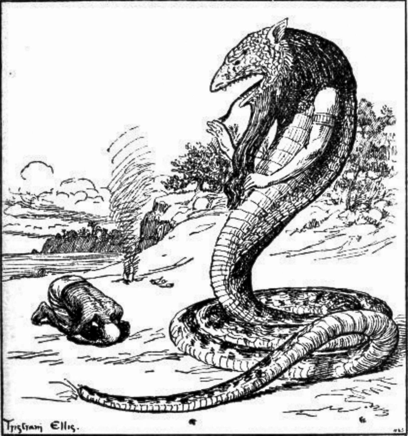 Chúa tể của Punt trong vai một con rắn biết nói khổng lồ.