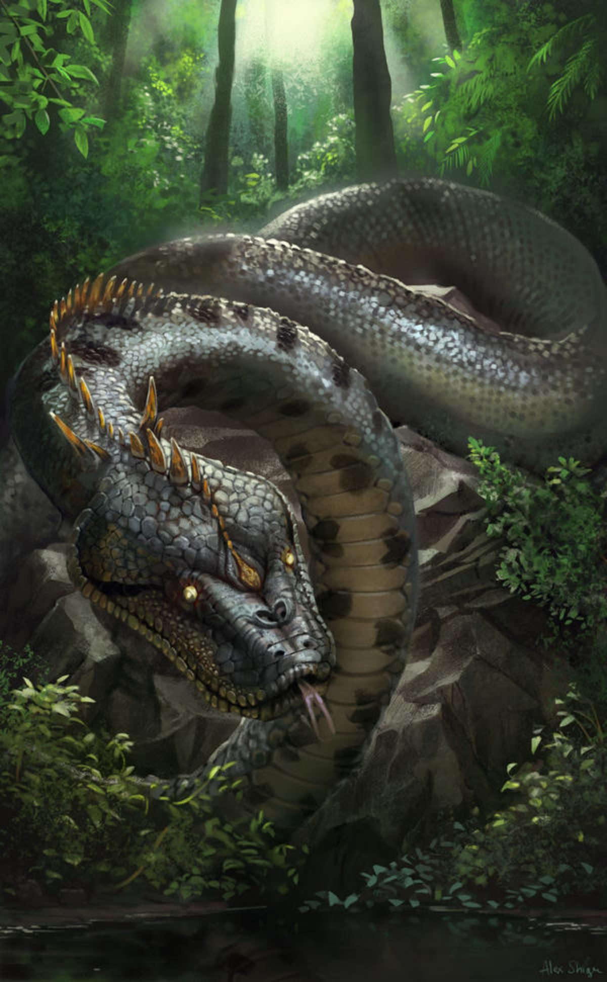 Корінні жителі Амазонки часто говорили про Якумаму — водяну змію.