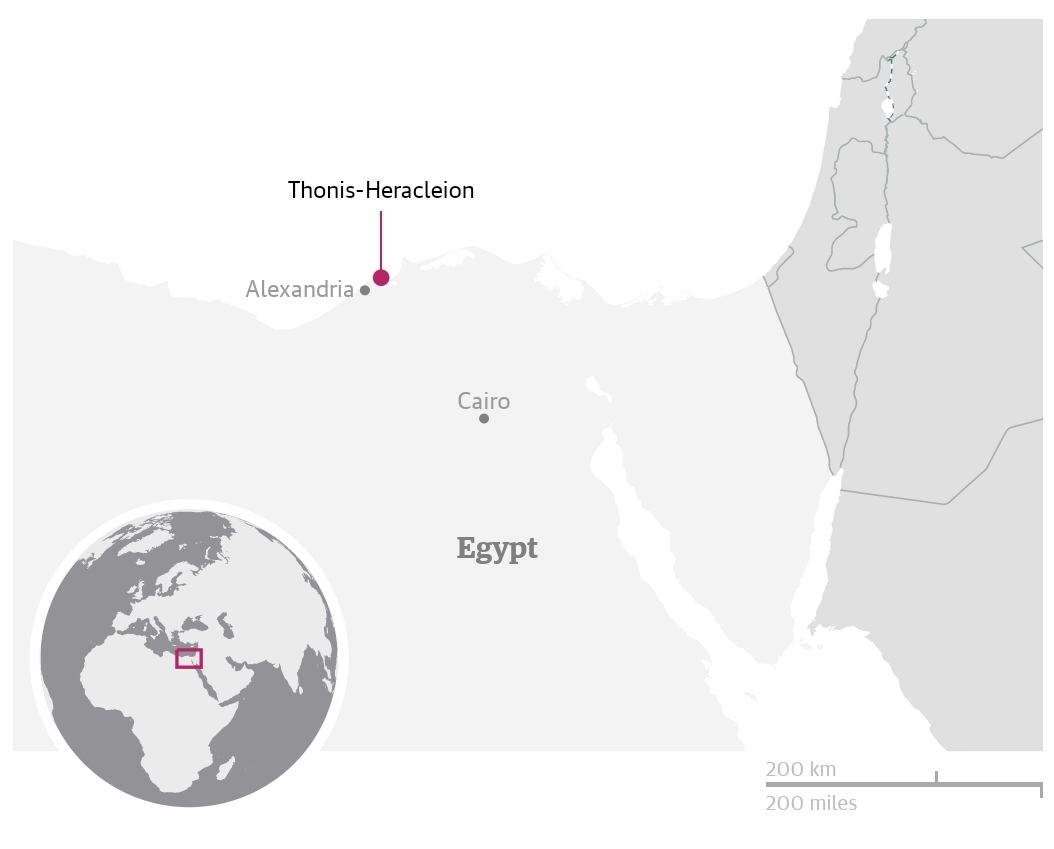 Cestas de 2,400 anos ainda cheias de frutas encontradas na cidade egípcia submersa 4