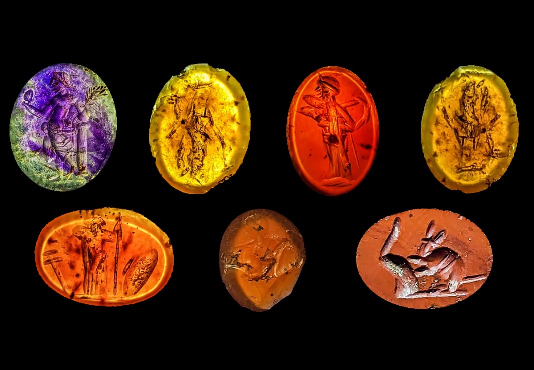 Il progetto archeologico scopre gemme romane incise vicino al Vallo di Adriano 3