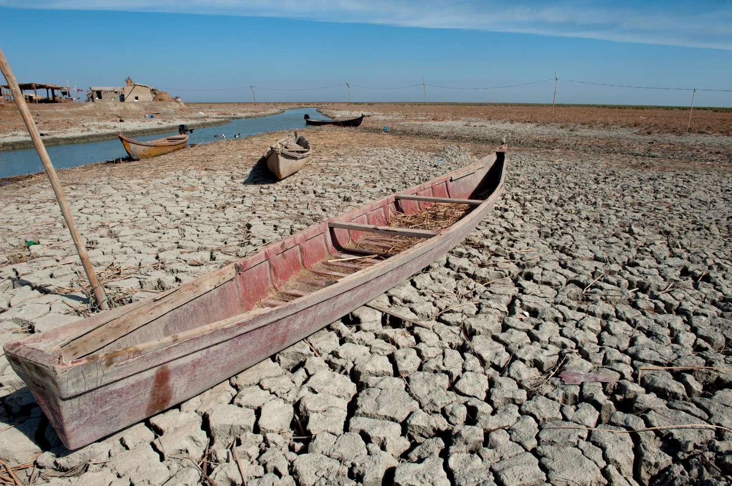 Eufrato upė išdžiūvo