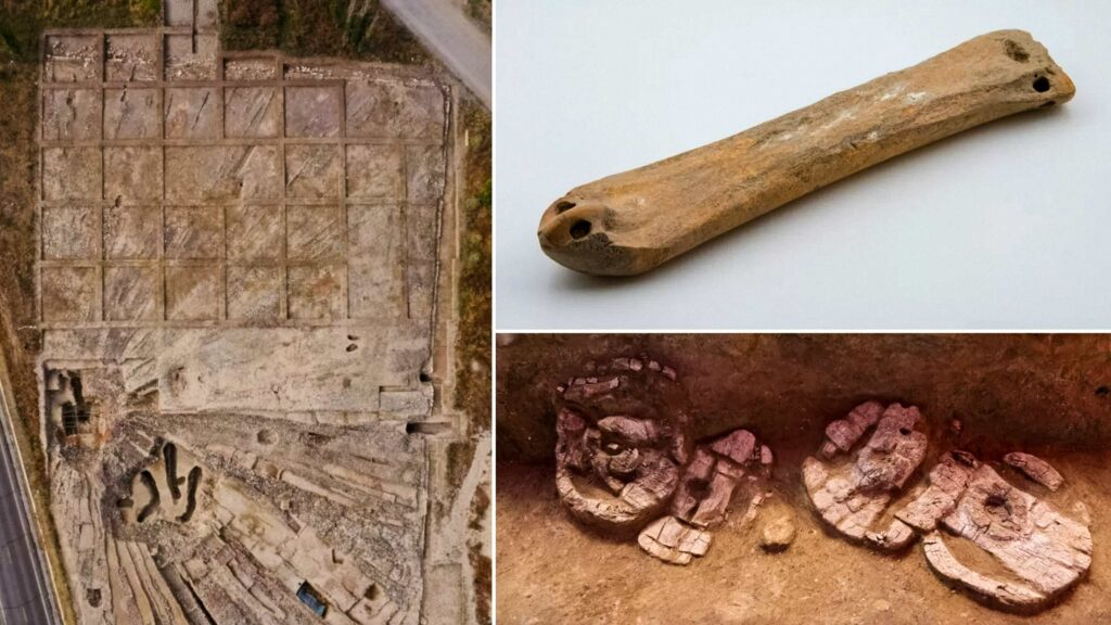 Bronzealderskøjter lavet af knogler fundet i Kina 7
