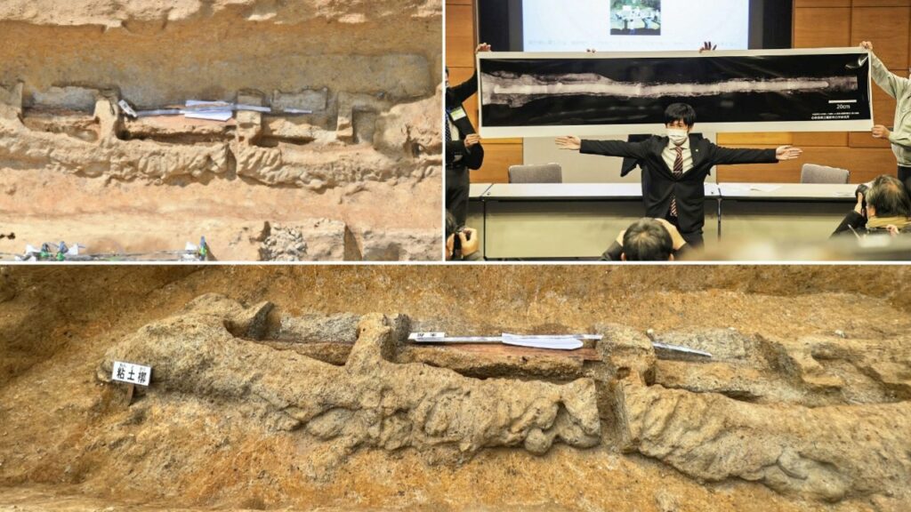 1,600-year-old demon-slaying mega sword unearthed in Japan 2