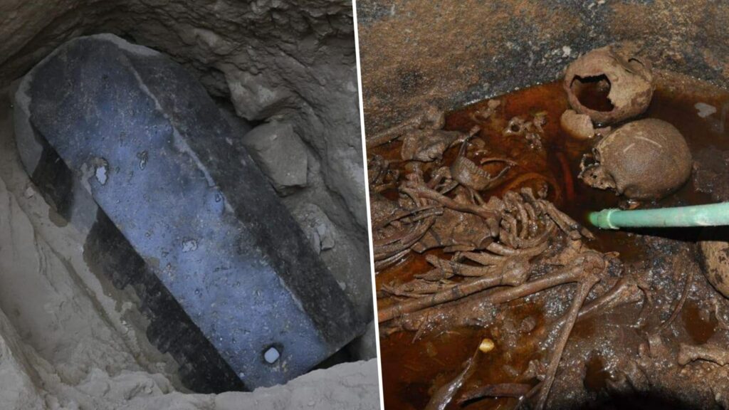 Unveiling the secrets of the massive black sarcophagus: what was found inside? 5