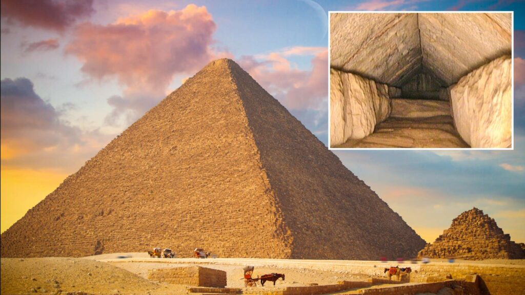 गीज़ा 3 के महान पिरामिड में एक नए छिपे हुए गलियारे की खोज