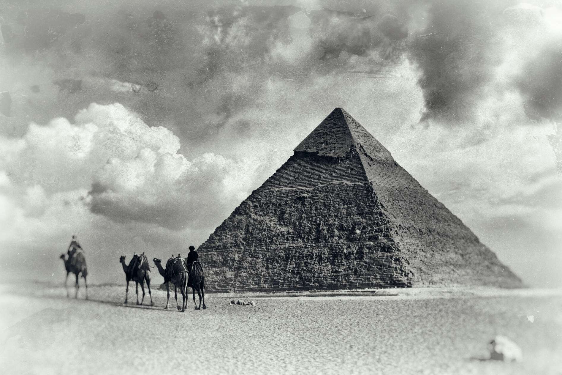 La grande pyramide de Gizeh