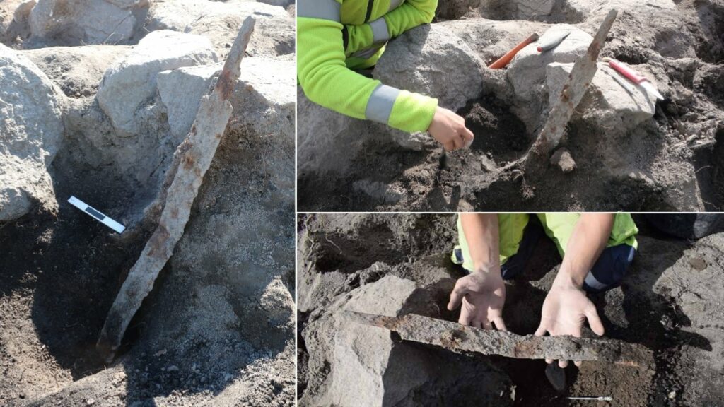 Mysterieuze Vikingzwaarden opgegraven op 1,200 jaar oude begraafplaats 2