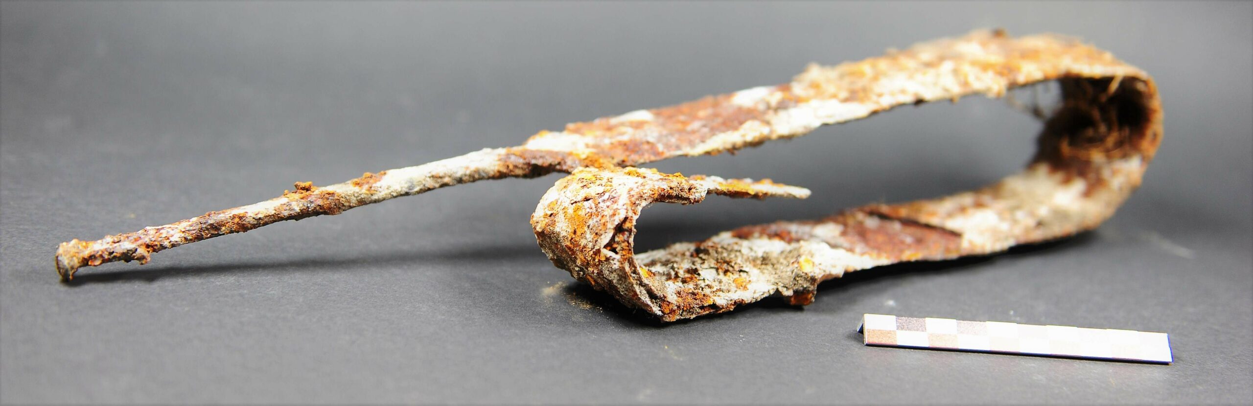 2,300 jaar oude schaar en een 'gevouwen' zwaard ontdekt in een Keltische crematietombe in Duitsland 3