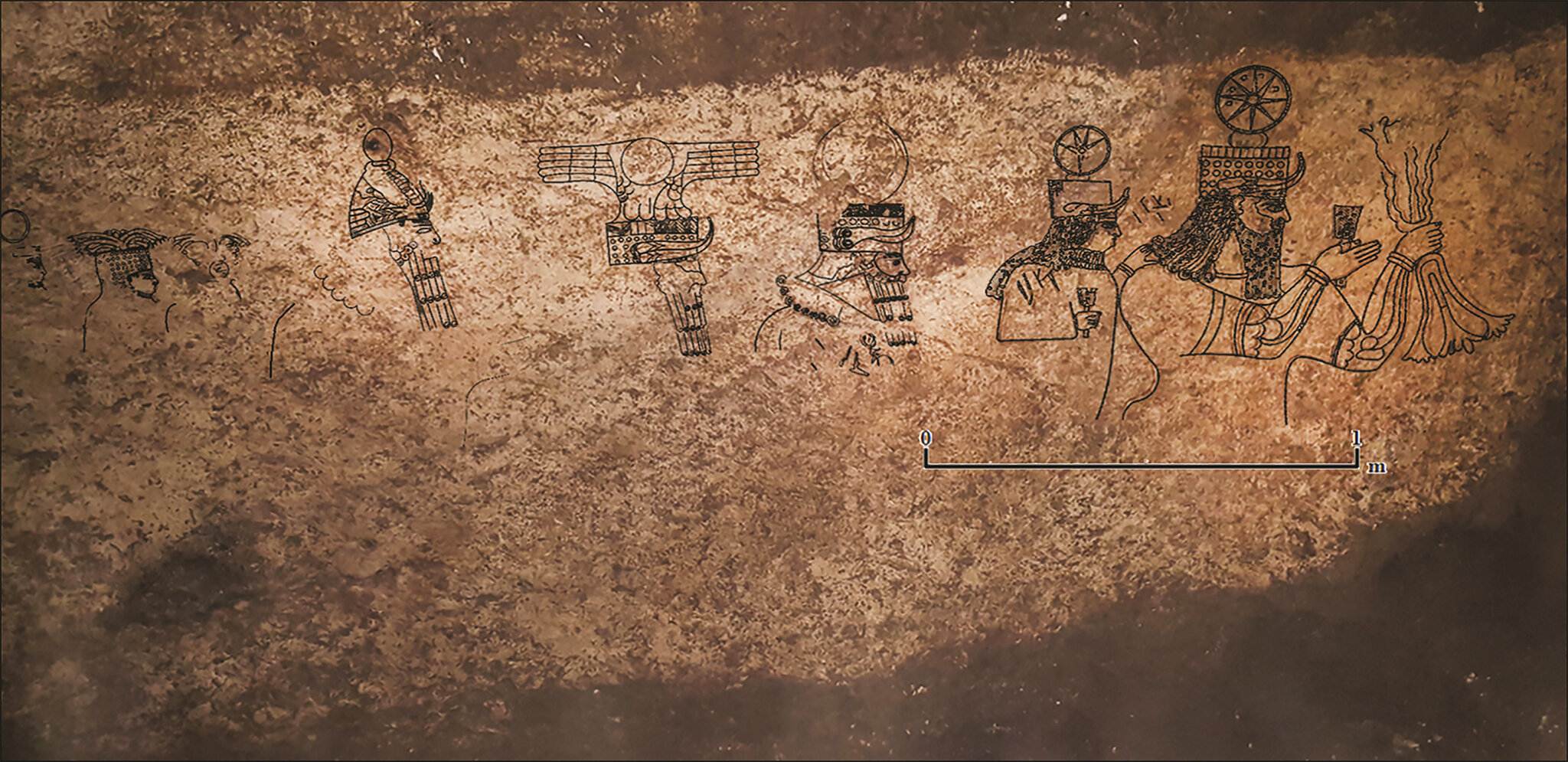Une découverte inattendue a révélé une œuvre d'art néo-assyrienne rare dans un tunnel caché, Turquie 1