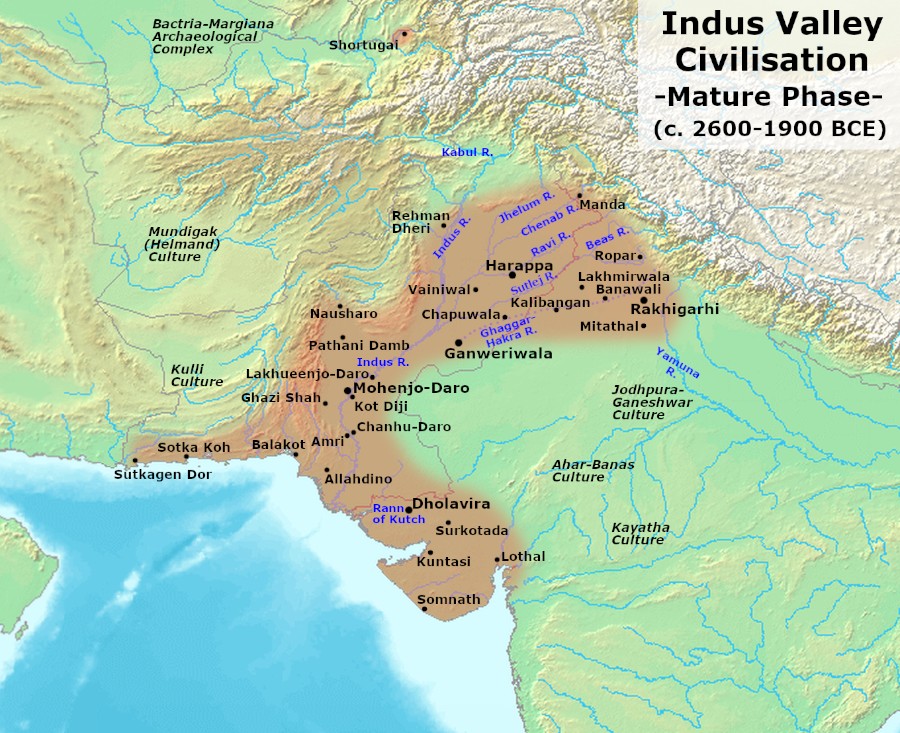 Geneetiline uuring näitab, et lõuna-aasialased põlvnevad tänapäeval Induse oru tsivilisatsioonist 1