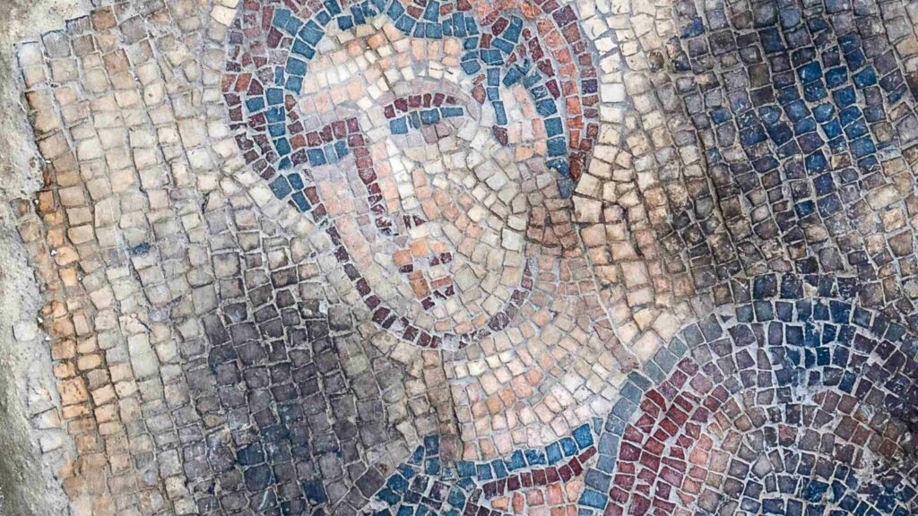 Mosaics of biblical Samson