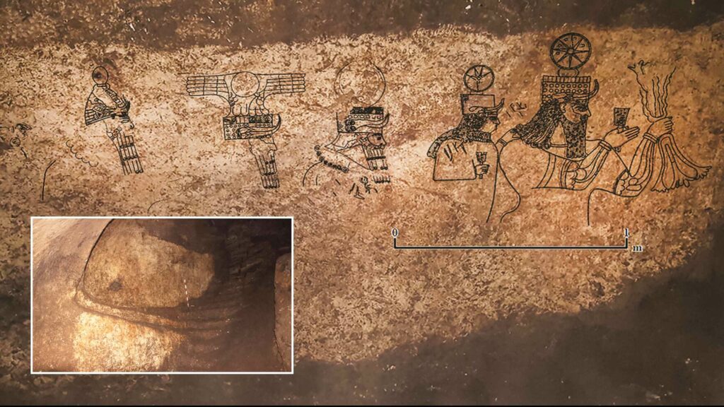 An unexpected discovery has revealed rare Neo-Assyrian artwork in hidden tunnel, Turkey 5