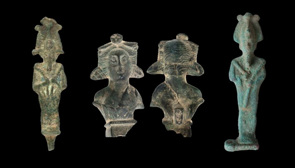 Антички египетски фигурини кои го прикажуваат Озирис пронајдени во Полска 6