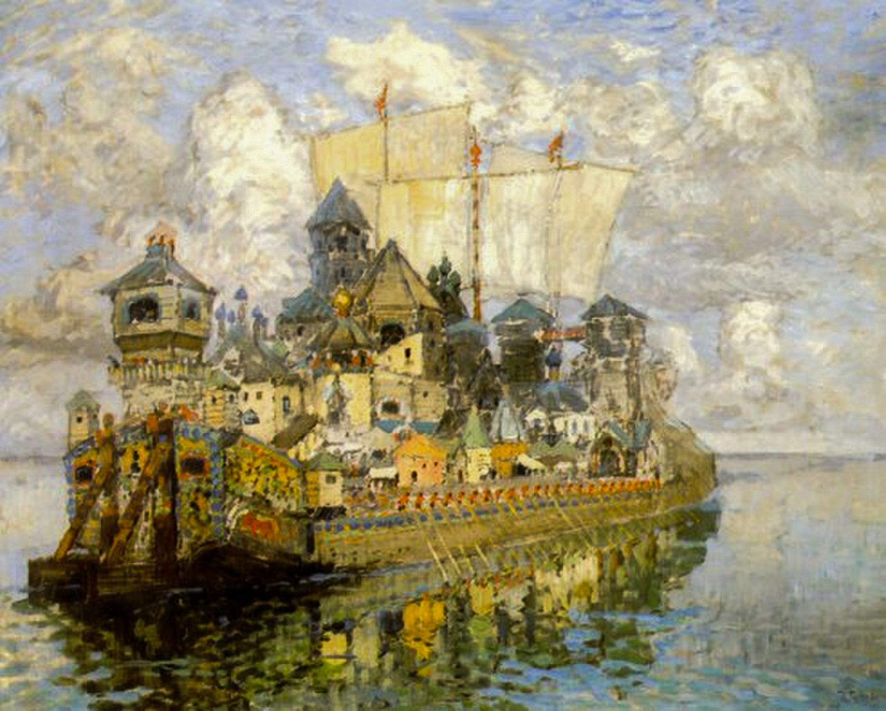 Konstantīns Gorbatovs Kitežas neredzamā pilsēta (1913).