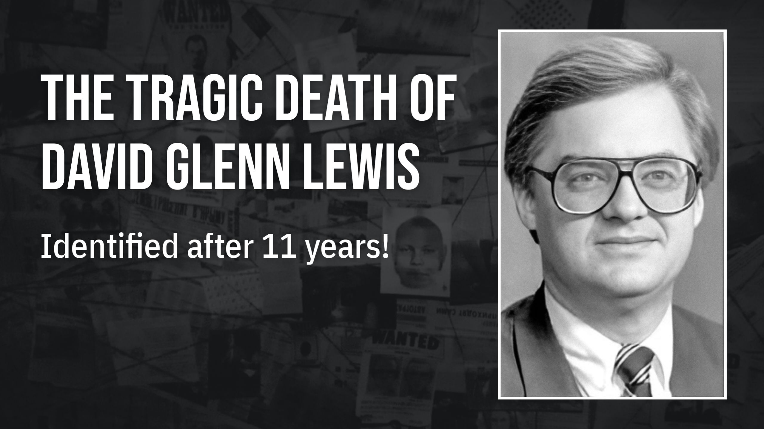 Lub tragic tuag ntawm David Glenn Lewis. Wikimedia Commons / MRU.INK