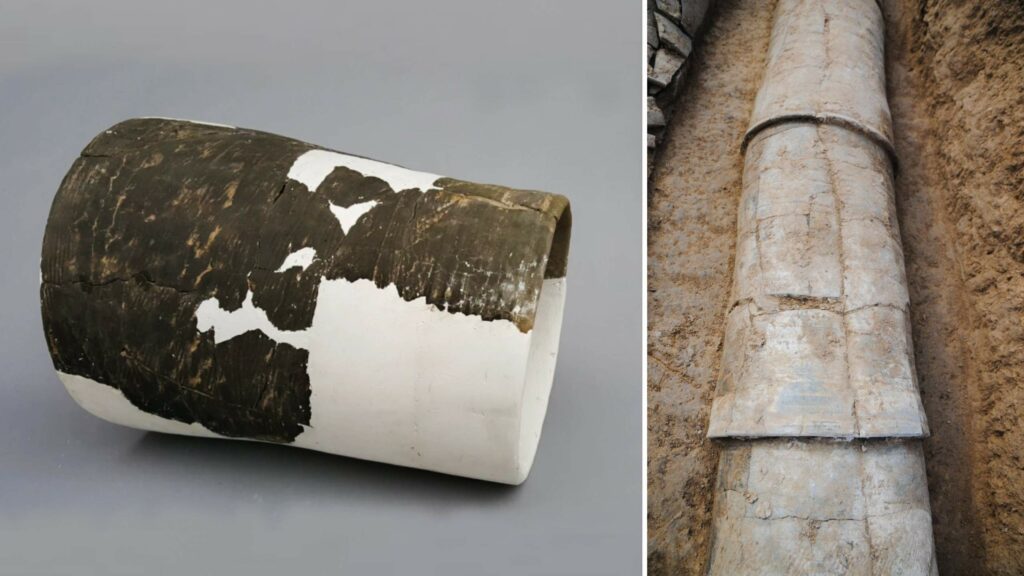 Sistema di drenaggio di tubi in ceramica di 4,000 anni in Cina