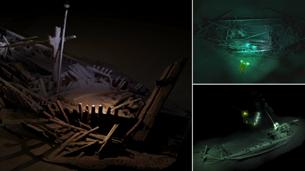„Locul mort” din Marea Neagră, unde oamenii de știință au găsit nave excepțional de bine conservate, vechi de 2,400 de ani 1