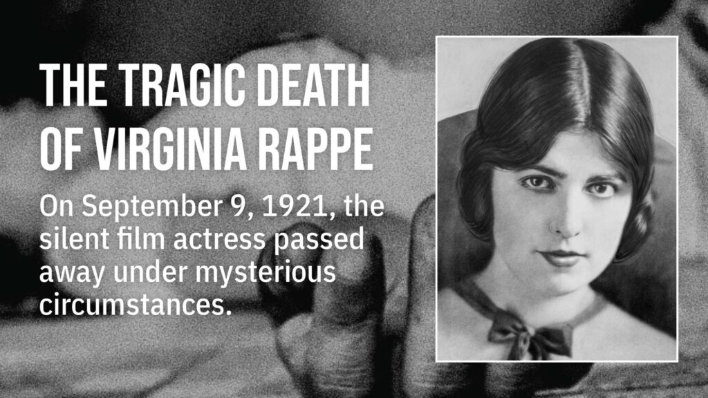 Záhadná smrt herečky němého filmu Virginie Rappe 1
