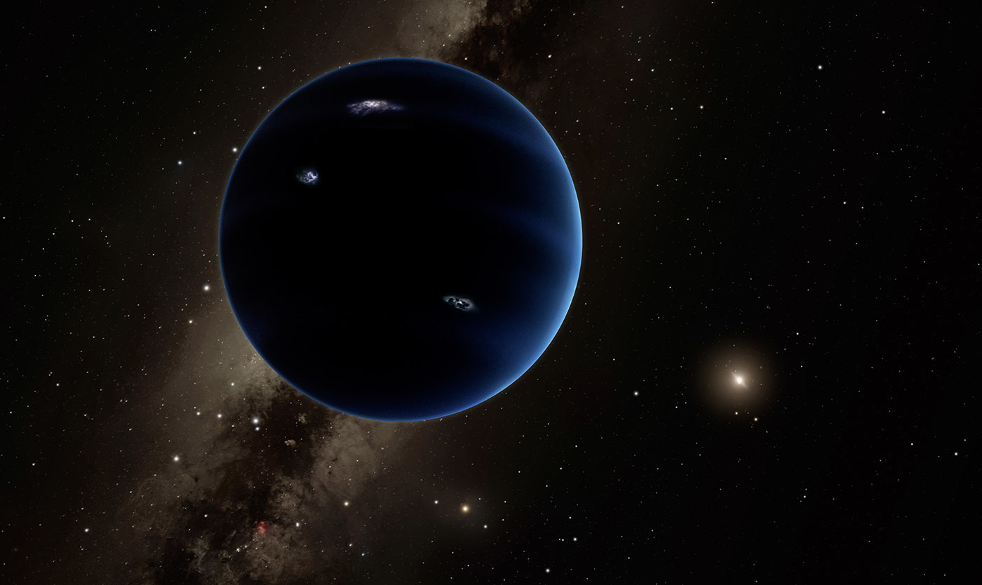 Artist's conception of the fictional rogue planet Nibiru, or Planet X.